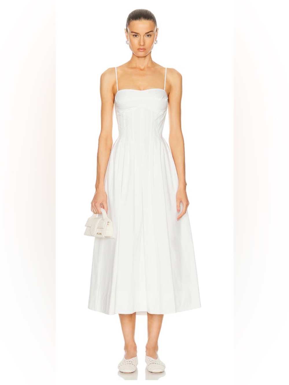 Simkhai Kittiya Sleeveless A-Line Midi Dress